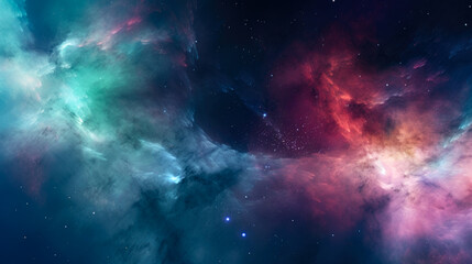 Fototapeta na wymiar Interstellar Texture: Nebula and Starlight