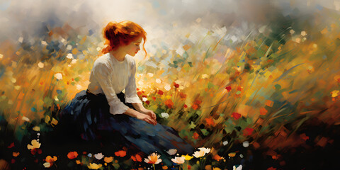 Amazing Post-impressionism art background