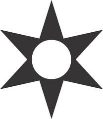 star icon flat vector 