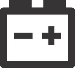 Obraz premium battery sign