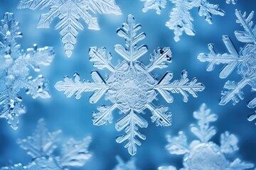 "Snowflakes Blanketing the Winter Wonderland" Ai generated.