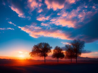 Obraz premium Grassland and morning sunlight background image for Hope, the beginning of a new life, happiness,freedom, warmth generative a