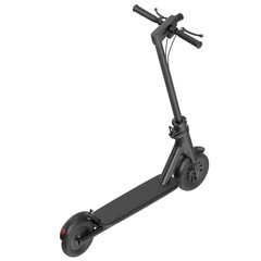 3D rendering illustration of an electric scooter