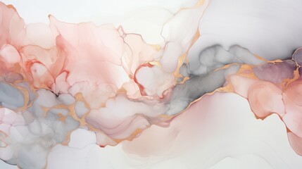  an abstract painting of pink, grey, and white colors.  generative ai