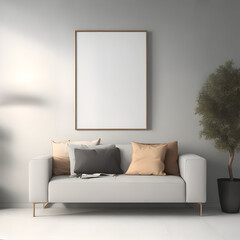 Luxurious apartment background with contemporary design. Modern interior design. 3D render, 3D illustration