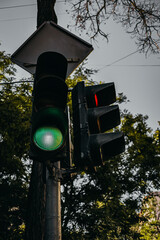traffic light on the street
