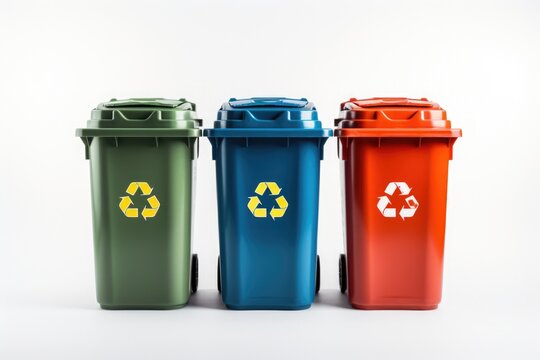 Environmentally friendly waste container for recycling and composting