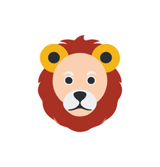 Lion head logo vector for gaming and logos