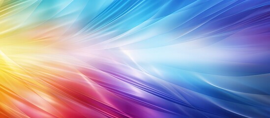 Rainbow light on background therapy