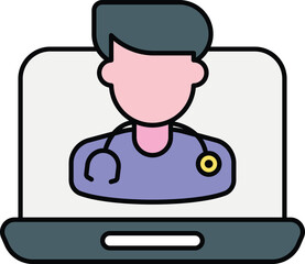 flat icons design style