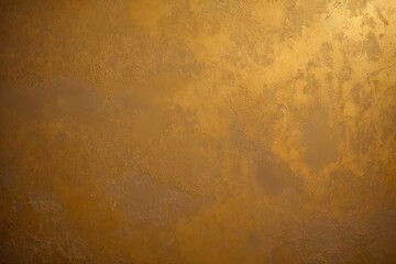 Ochre or Orange color background. AI Generated.