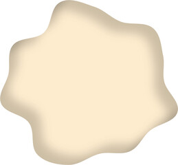 3D Transparent Round splash decorative shapes liquids