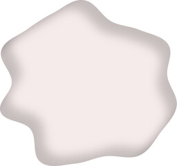 3D Transparent Round splash decorative shapes liquids