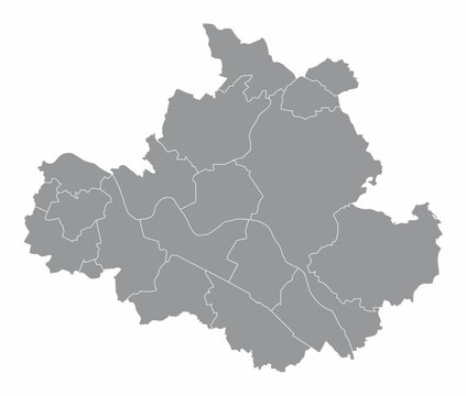 Dresden administrative map