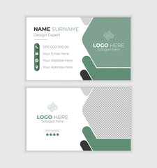 Corporate Business Card Template - Both Side Design