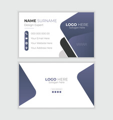 Corporate Business Card Template - Both Side Design