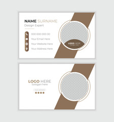 Corporate Business Card Template - Both Side Design