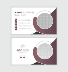 Corporate Business Card Template - Both Side Design