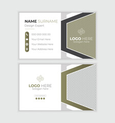 Corporate Business Card Template - Both Side Design