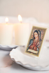 Day of Virgen de Guadalupe, december 12, important day of the catholic religion in mexico.
