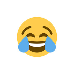 Obraz premium Face with Tears of Joy 