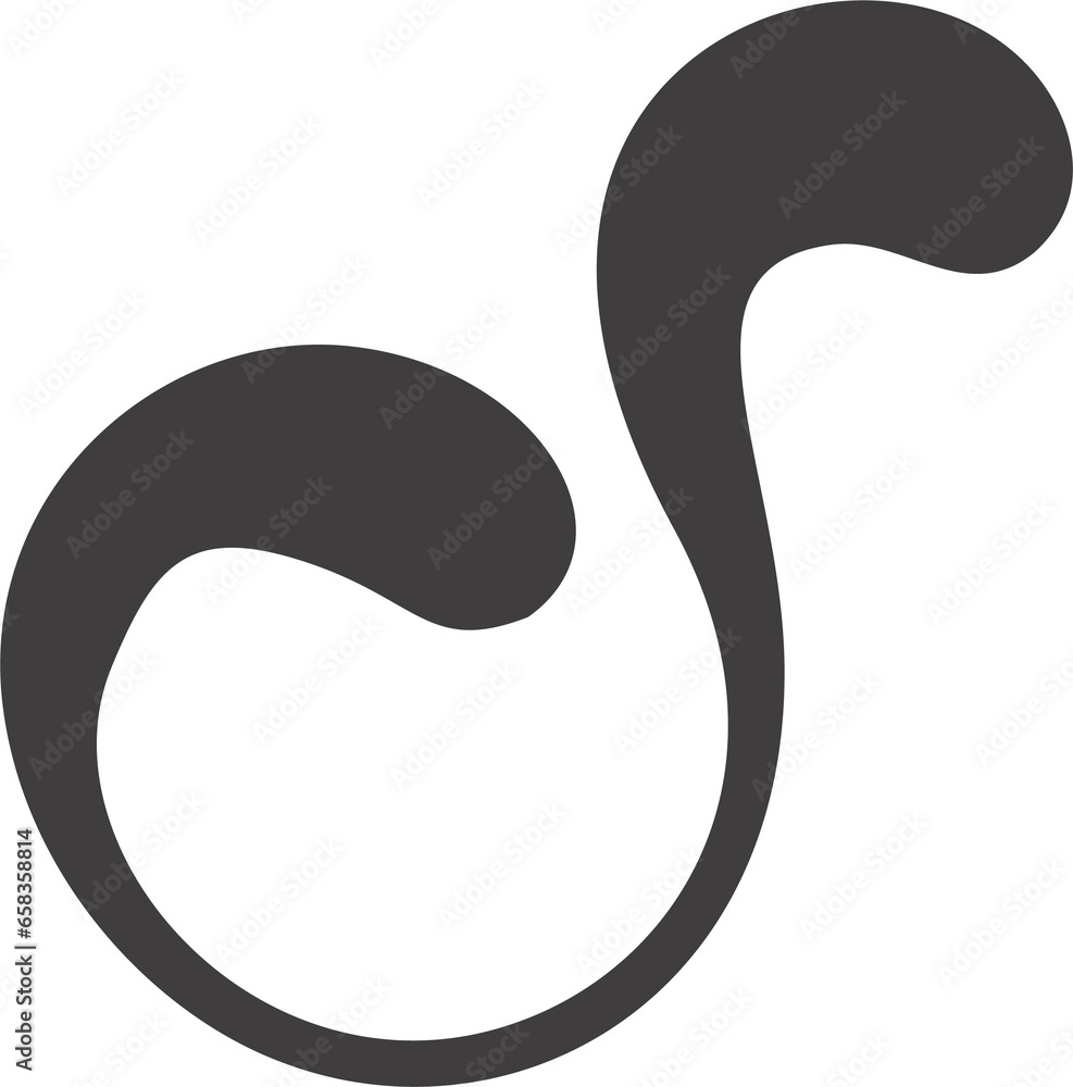 Aufkleber y2k retro element. graphic shape and geometric symbol. vector abstract figure. groovy liquid line.