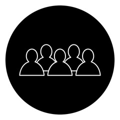  person ghlyp icon 2, team, business, people, female, group, person, office, work, teamwork, woman, men, male, adult, businesswoman, young, businessman, vector, illustration, isolated, happy, women