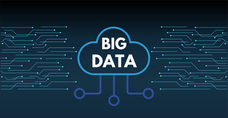 Big data concept, Focused and targeted promotions, technology icons