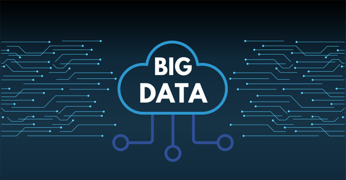 Big data concept, Focused and targeted promotions, technology icons