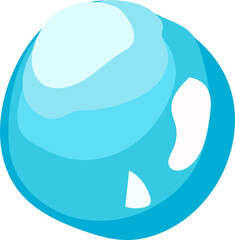 Halloween dessert on transparent background.