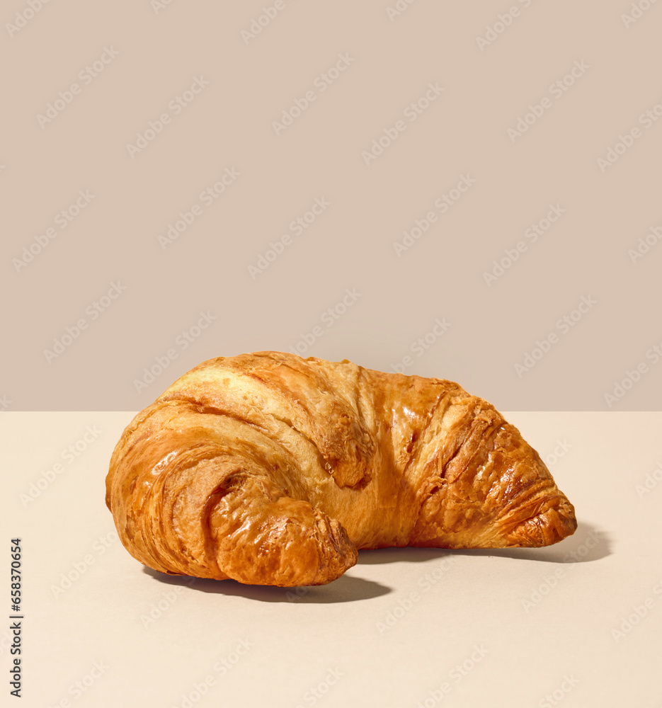 Canvas Prints freshly baked croissant