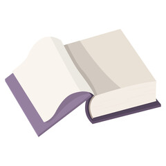 an open book. vector illustration on a white background