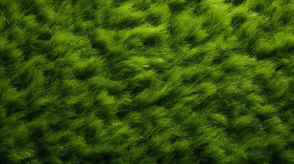 Green grass texture top view.