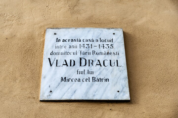 House of Vlad Dracul known as Vlad Tepes or Dracula. Sighisoara, Romania.