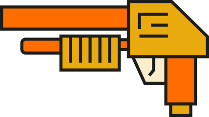 Shotgun Icon Illustration
