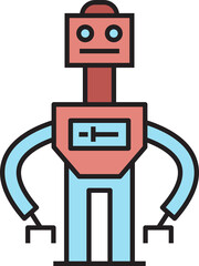 Naklejka premium Smart Robot Icon 