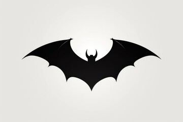 The Silhouette Of Bat, Iconic Halloween Symbol. Сoncept Halloween Traditions, Bat Symbolism, The Silhouette Of A Bat, Iconic Halloween Symbols