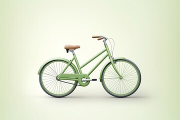 World Bicycle Day Celebrated With Green Bicycle. Сoncept World Bicycle Day, Green Transportation, Environmental Awareness, Healthy Lifestyle