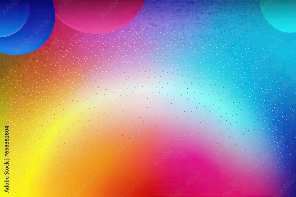 Poster abstract colorful background with circles and drops