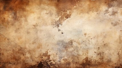 Old Vintage Style Paper with Coffee Stains