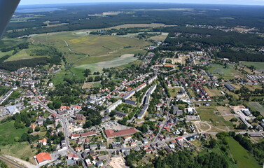 Eggesin, Stadtzentrum mit Stettiner Straße 2016