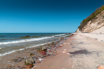 Cliff coast of the Baltic Sea