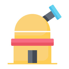 Observatory Flat Icon