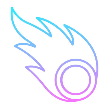 Meteorid Gradient Icon