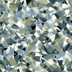 Abstract Digital Seamless Camouflage with Geometric Shapes AI Generated