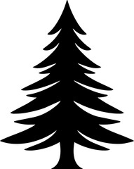 Fototapeta premium Vector illustration of a Christmas tree concept.