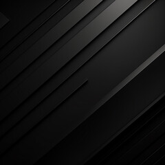 Obraz premium Black minimal abstract shape background.