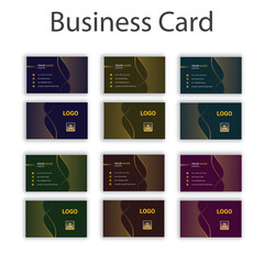business card template