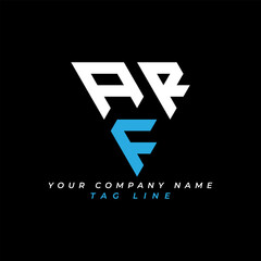 Fototapeta premium ARF letter logo creative design with vector graphic Pro Vector