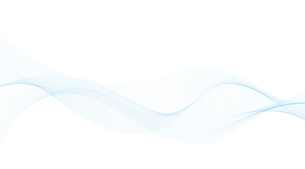 Abstract vector background with blue wavy lines. Blue wave background. Blue lines vector illustration. Curved wave. Abstract wave element for design.